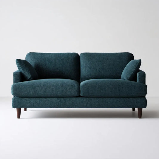 Dwuosobowa sofa ciemnoturkusowa 160 x 85 x 82 cm